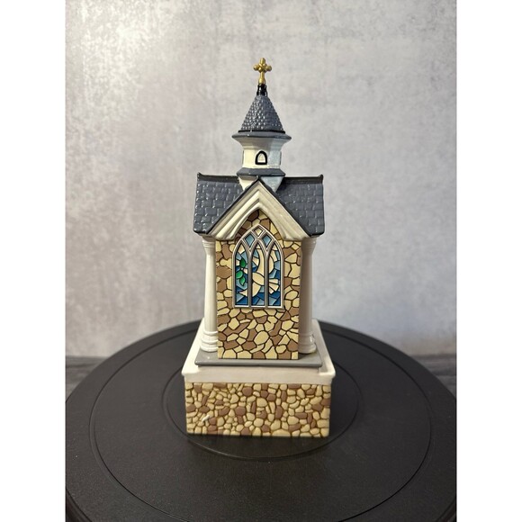 Dept 56 Holy Spirit Baptistery Music Box - Picture 5 of 8